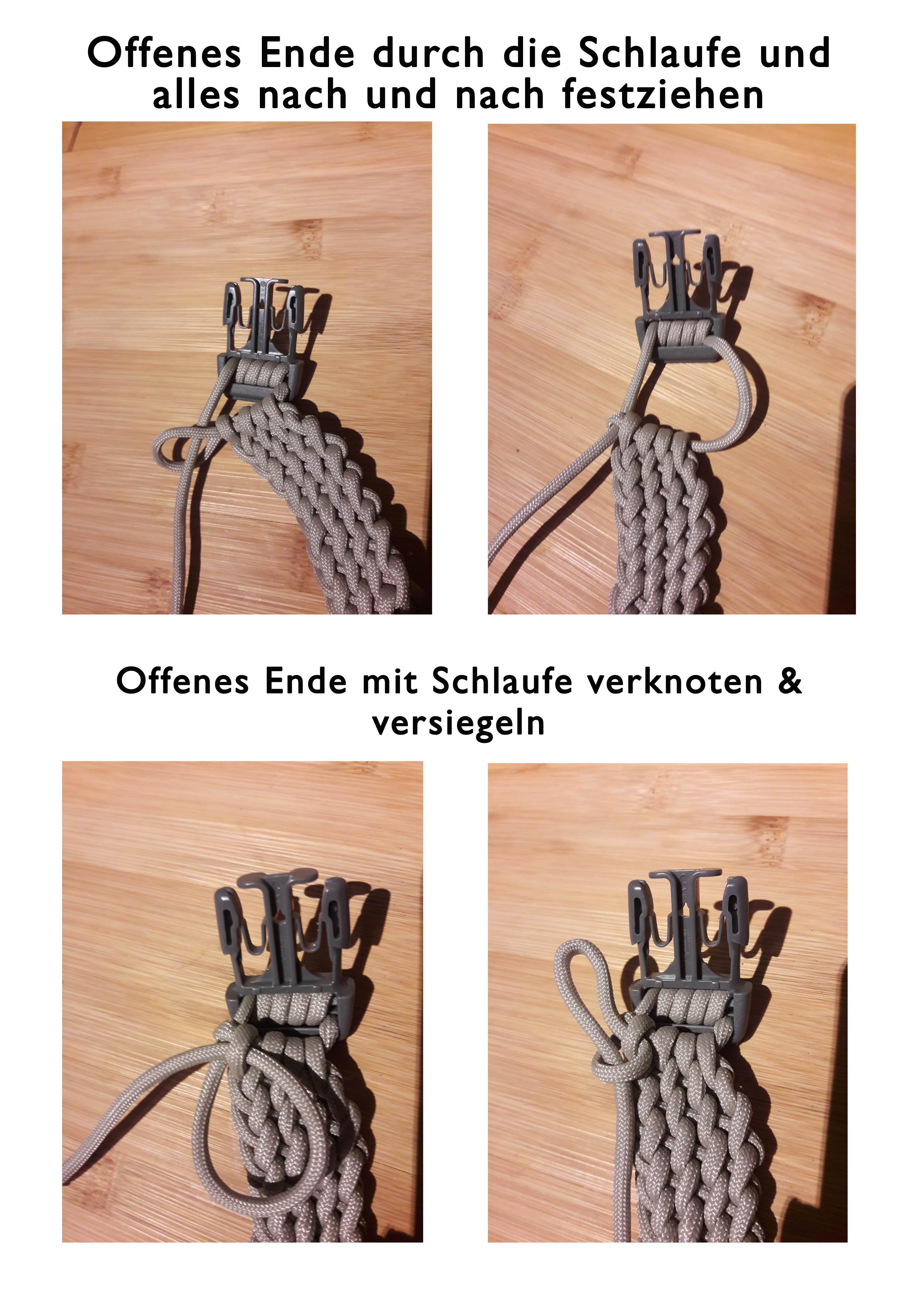 Abschluss Paracord Band